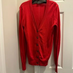 Red BDG cardigan